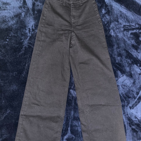 Rag & Bone Women's Black Wide/Flare Jeans